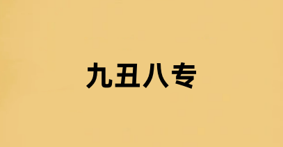 九醜八專